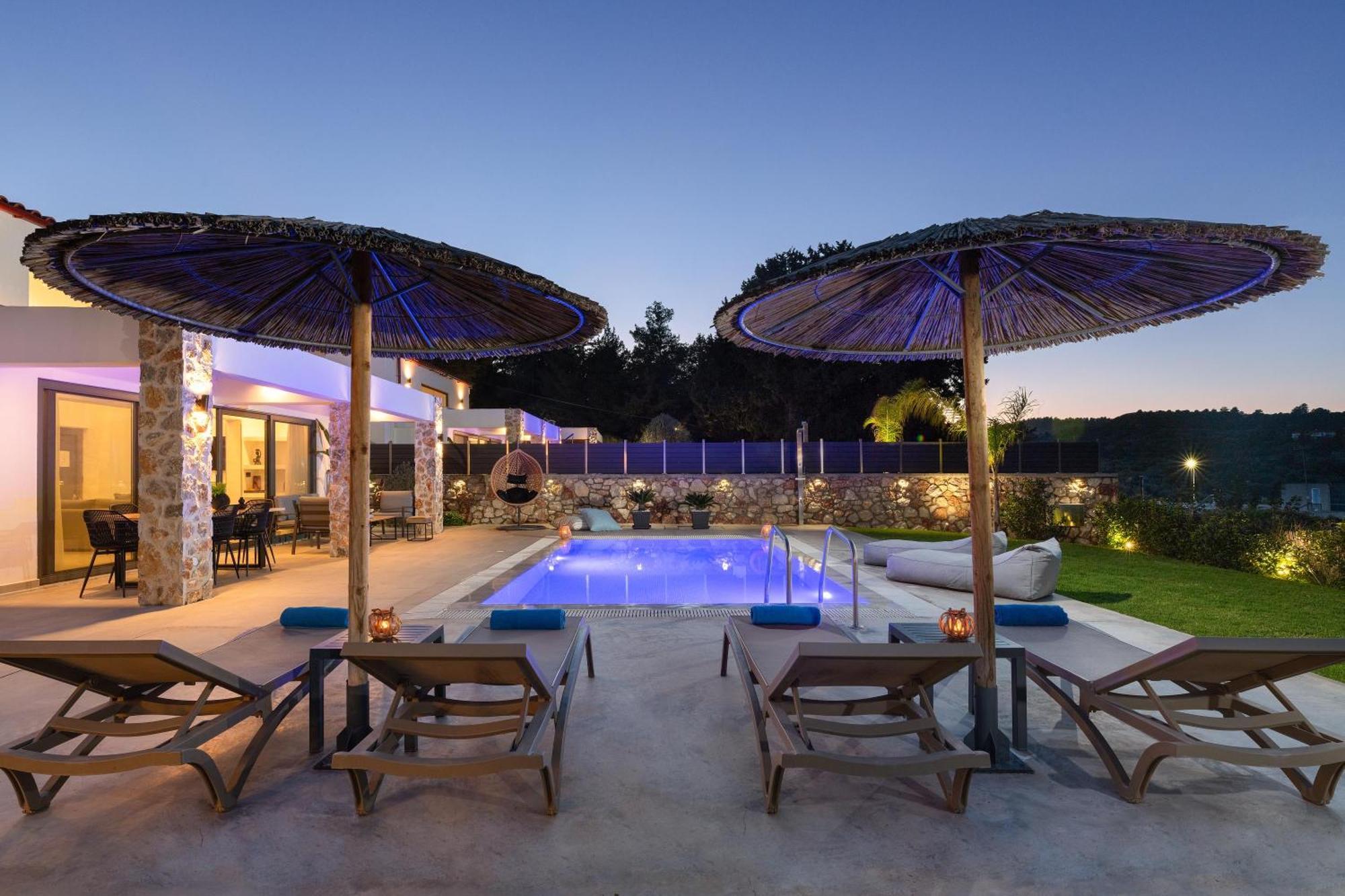Aiora Luxury Villas Afantou Buitenkant foto